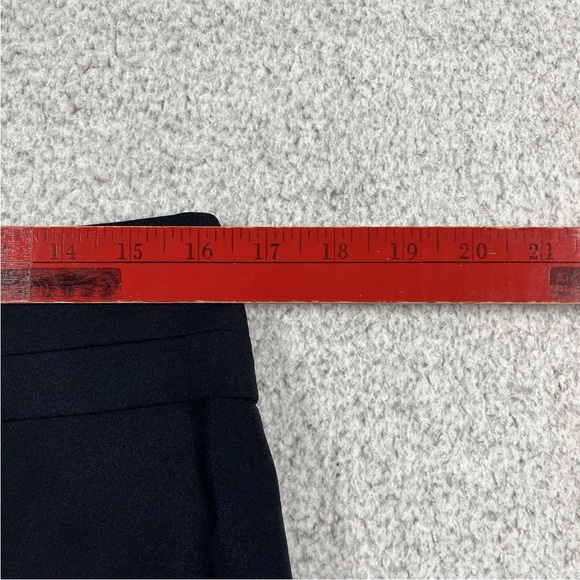 Escada Pants Womens 38 Blue Dress Straight Leg Trousers Preppy Designer - Picture 15 of 16